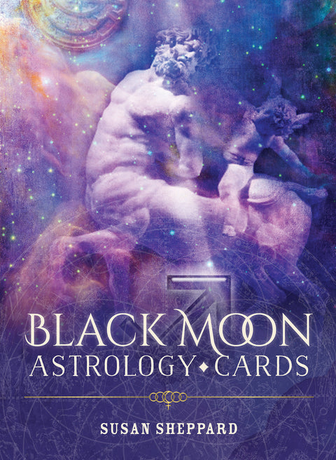 Black Moon Astrology Oracle Cards Deck by Susan Sheppard Blue Angel