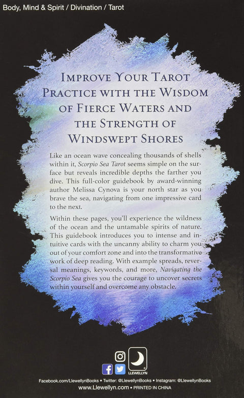 Scorpio Sea Tarot Cards Deck & Book Set Llewellyn Maggie Stiefvater Cynova NEW