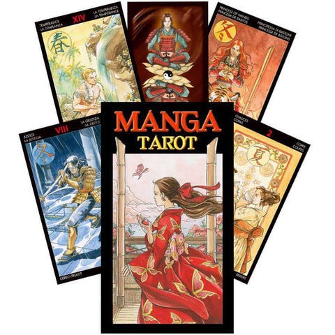 Manga Tarot Deck Cards Lazzarini Esoteric Fortune Telling Lo Scarabeo NEW