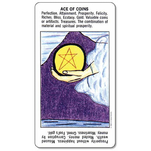 Starter Tarot Deck by US Games, Ancient Woodcut Art, 78 Cards + Guide