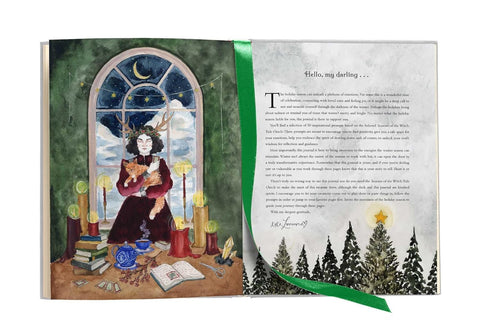 Seasons of the Witch Yule Guided Journal by Rockpool | 50 Oracle Prompts