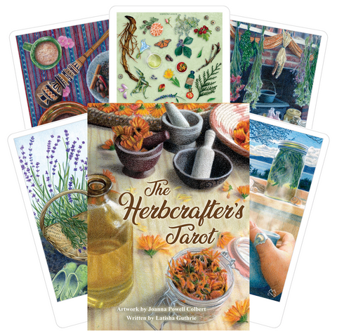 Herbcrafter's Tarot 78-Card Deck & Guidebook Set by US Games Systems