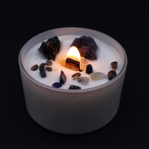 Chakra Crystal Candle – Solar Plexus Chakra Ancient Wisdom