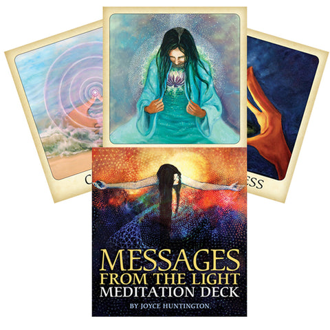 Messages From The Light Meditation Oracle Cards Deck US Games 52 Cards