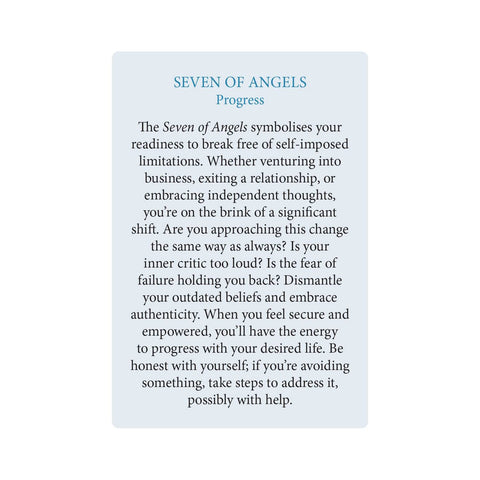 The Tarot of Light Pocket Edition cards Blue Angel