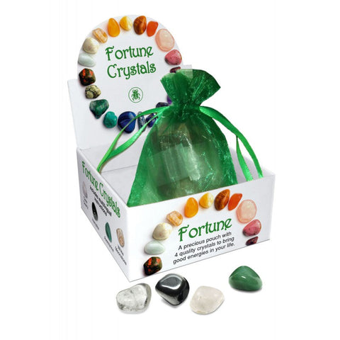 Lo Scarabeo Fortune Crystals Set Quartz Hematite Aventurine Moonstone