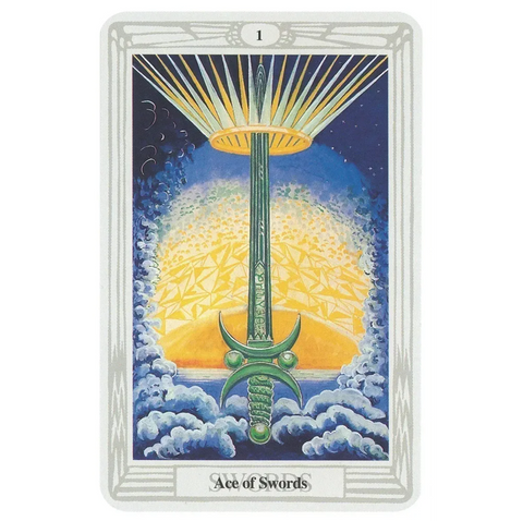 Small Crowley Thoth Premier Edition Tarot Cards Deck US Games Systems Crbn80