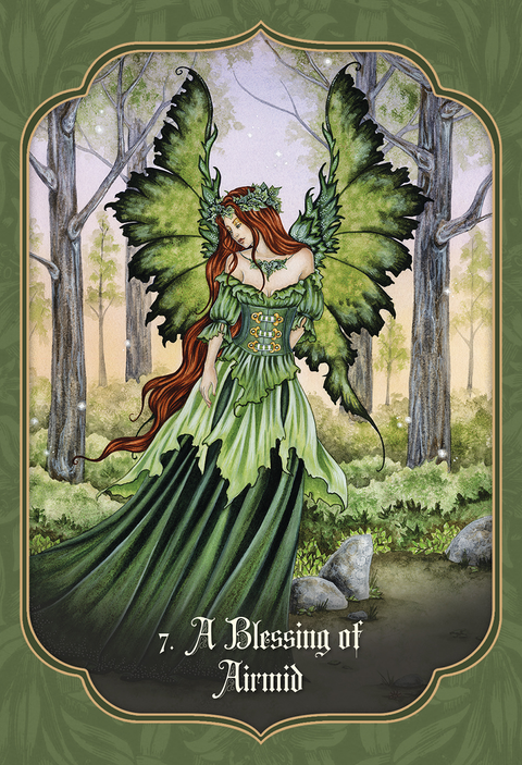 Faery Blessing Oracle Cards Deck by Lucy Cavendish Amy Brown 45-Card