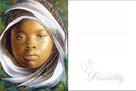 Portraits Of Innocence Journal Writing Notebook Lined Dora Alis Blue Angel NEW