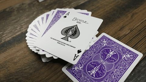 Bicycle Rider Back Violet Playing Cards Deck for Poker & Magic Tricks