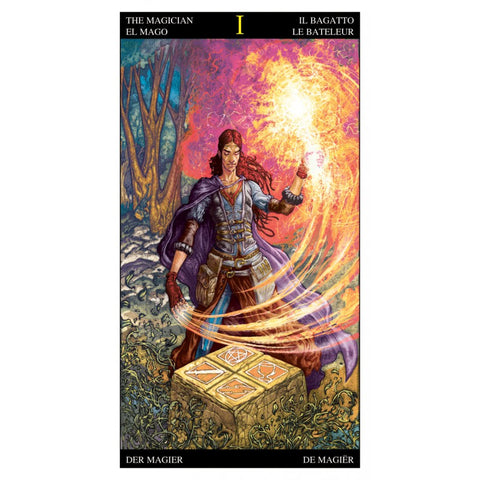 Universal Fantasy Tarot Deck Cards Esoteric Fortune Telling Lo Scarabeo