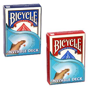 Bicycle Invisible Deck Red Playing Cards Magic Trick Poker Size