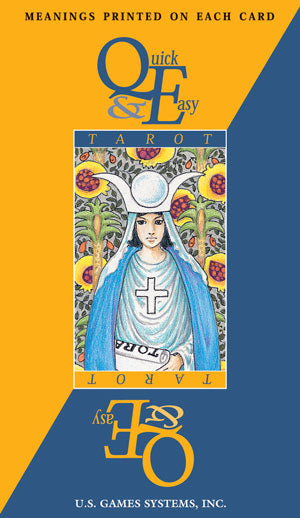 Quick & Easy Tarot Deck 78 Cards with Meanings, Beginner Set US Games