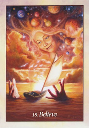 Oracle of the Angels 44-Card Deck by Mario Duguay, Blue Angel