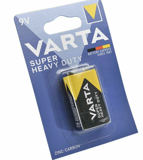 Varta Super Heavy Duty 9V 6F22 E-Block Zinc-Carbon Battery
