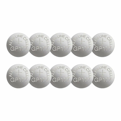 10x GP LR626 AG4 377 Alkaline Button Cell Battery 1.5V Mercury Free