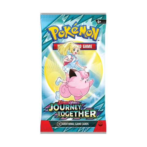 1x Pokemon Scarlet & Violet Journey Together Booster Pack 10 Cards EN