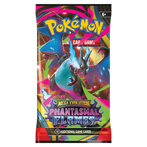 Pokemon TCG Phantasmal Flames Booster Pack, 10 Cards, English