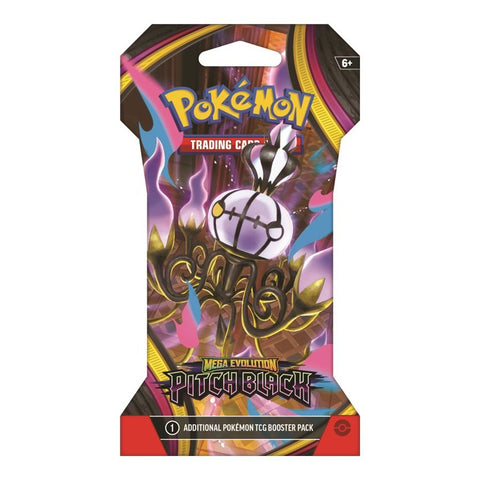Pokemon Mega Evolution Pitch Black Sleeved Booster Pack (ENG)