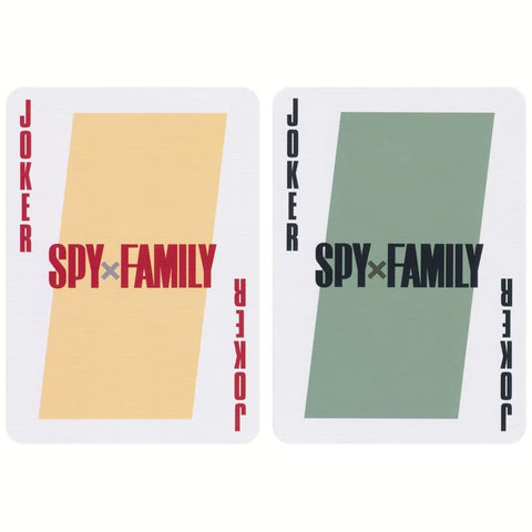 Bicycle Spy x Family Anime Playing Cards Green Poker Deck Standard Index