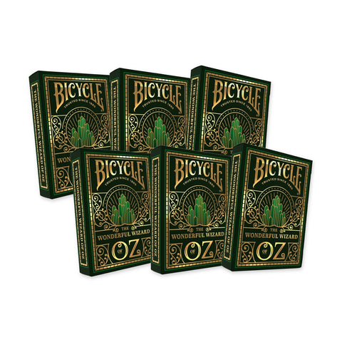 6x Bicycle Wizard of Oz playing cards decks