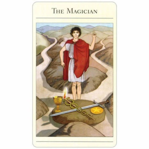 The New Mythic Tarot Deck & Book Set Greek Mythology with Velvet Bag