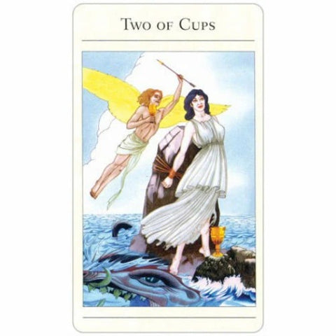 The New Mythic Tarot Deck & Book Set Greek Mythology with Velvet Bag