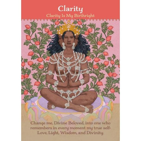 Divine Beloved Oracle Card Deck Of Change Me Prayers By Tosha Silver