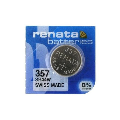 10x Renata 357 SR44W Silver Oxide 1.55V Watch Batteries LR44 303