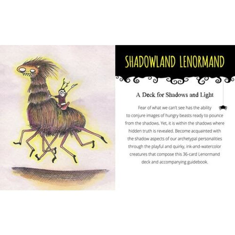 Shadowland Lenormand Oracle Card Deck & Guidebook by Schiffer