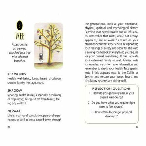 Shadowland Lenormand Oracle Card Deck & Guidebook by Schiffer