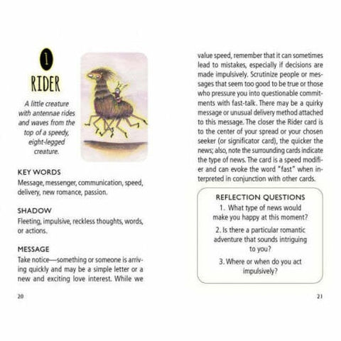 Shadowland Lenormand Oracle Card Deck & Guidebook by Schiffer