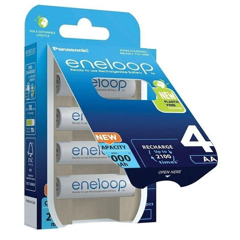 12x Panasonic Eneloop AA 2000mAh NiMH Rechargeable Batteries Eco Made in Japan