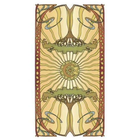 Golden Art Nouveau Tarot Deck by Lo Scarabeo with Velvet Pouch
