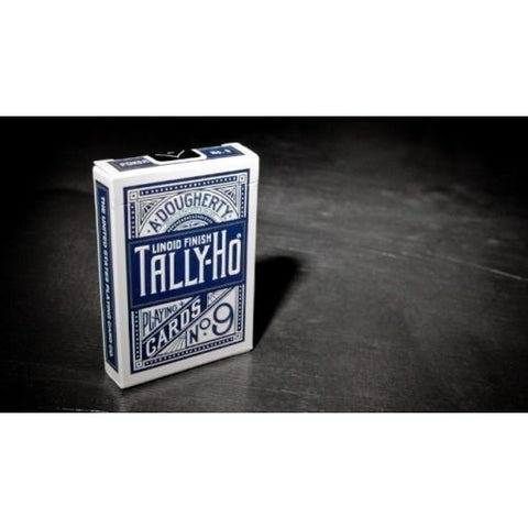 2x Bicycle Tally-Ho Circle Back Playing Cards Red & Blue Poker Magic