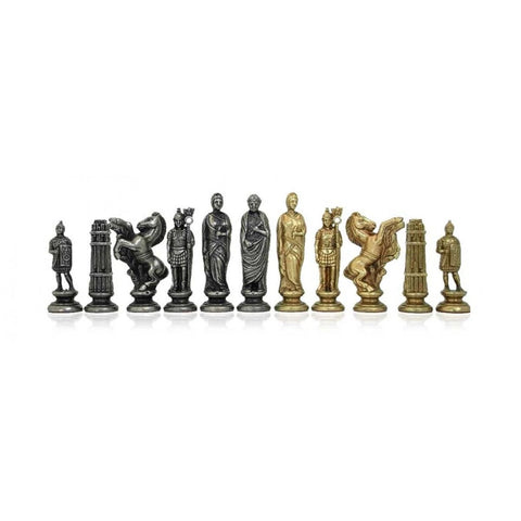 Italfama Gold Silver Plated Metal Chess Pieces Set King 11.7cm Italy