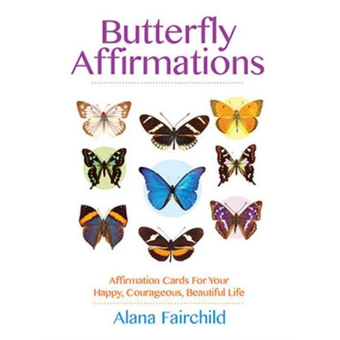 Butterfly Affirmations Oracle Cards Deck by Alana Fairchild 44 Cards
