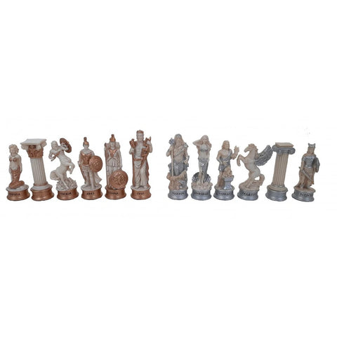 Italfama Greek Mythology Chess Pieces Hand Painted Resin 8cm King Italy
