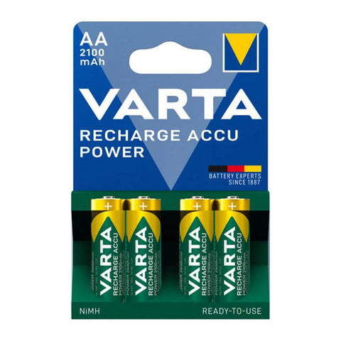 Varta Recharge Accu Power AA 2100mAh NiMH Batteries 4-pack