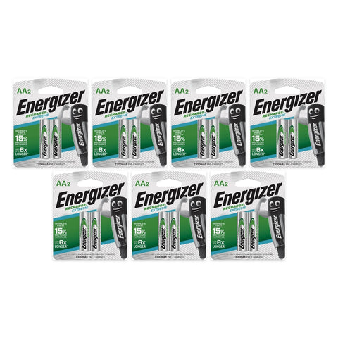 14x Energizer Recharge Extreme AA 2300mAh NiMH Batteries
