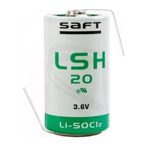 Saft LSH20 3.6V 13000mAh D Lithium Battery Z Tabs