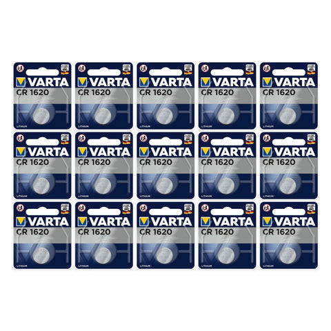 15x Varta CR1620 3V Lithium Coin Cell Batteries