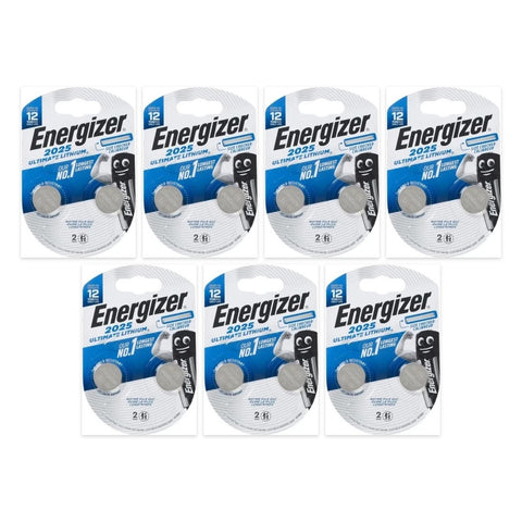 14x Energizer Ultimate Lithium CR2025 3V Coin Batteries