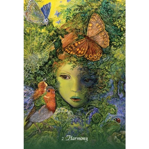 Gratitude Oracle Cards Deck by Angela Hartfield & Josephine Wall Blue Angel