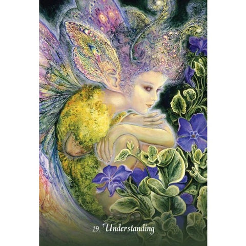 Gratitude Oracle Cards Deck by Angela Hartfield & Josephine Wall Blue Angel