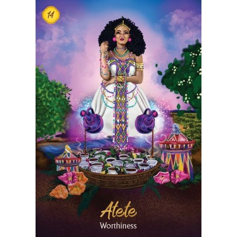 African Goddess Rising Oracle Cards Deck & Guidebook Abiola Abrams