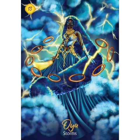 African Goddess Rising Oracle Cards Deck & Guidebook Abiola Abrams