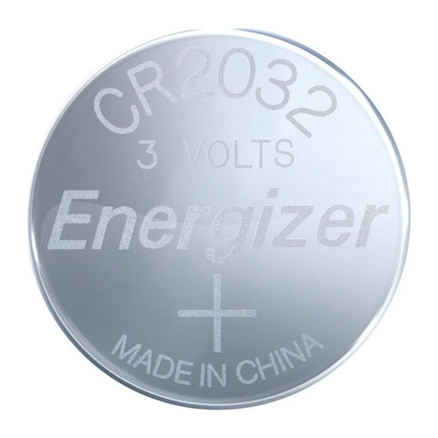 Energizer CR2032 3V lithium coin cell battery