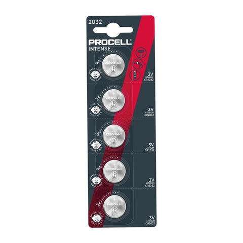 Duracell Procell Intense CR2032 card of 5