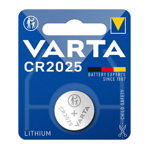 Varta CR2025 3V lithium coin cell battery